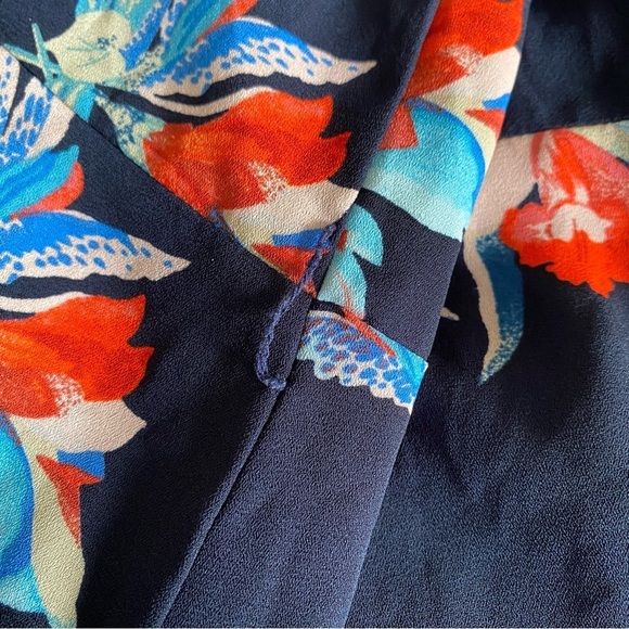 Ava & Vic Navy Floral Maxi Sundress Size 1X - Picture 7 of 10